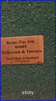 Border Fine Arts'Fellhound and Terriers', model B0885 by Anne Wall