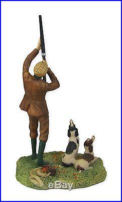 Border Fine Arts Figure Reaching for the High Bird. Made in Scotland