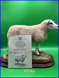 Border Fine Arts Figurine Texel Ram #B0530 Boxed A1 Condition 20cm Tall COA