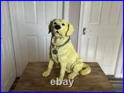 Border Fine Arts Fireside Yellow Labrador Retriever 111004 COLLECTABLE