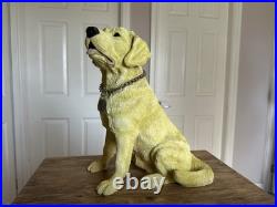Border Fine Arts Fireside Yellow Labrador Retriever 111004 COLLECTABLE