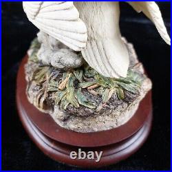 Border Fine Arts First One In Swan & Cygnets Figurine 1997 Handmade Scotland