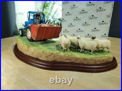 Border Fine Arts Fordson Super Dexta Tractor Spring Supplement A20120 Diorama