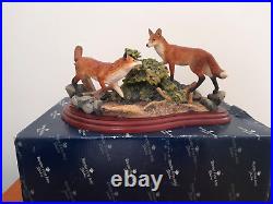 Border Fine Arts Fox Foxes Country Characters A1490 The Berry Pickers Boxed