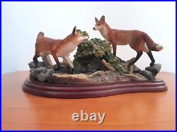 Border Fine Arts Fox Foxes Country Characters A1490 The Berry Pickers Boxed