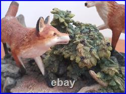 Border Fine Arts Fox Foxes Country Characters A1490 The Berry Pickers Boxed