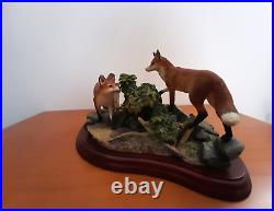 Border Fine Arts Fox Foxes Country Characters A1490 The Berry Pickers Boxed