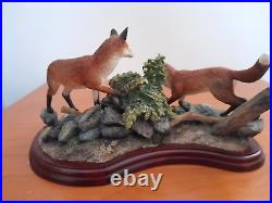 Border Fine Arts Fox Foxes Country Characters A1490 The Berry Pickers Boxed