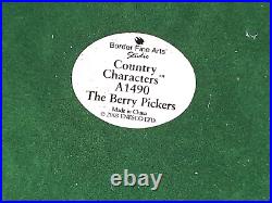 Border Fine Arts Fox Foxes Country Characters A1490 The Berry Pickers Boxed