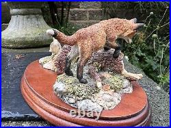 Border Fine Arts Fox & Rabbit Group,'Out Foxed', no. FT02 by D Walton 1995