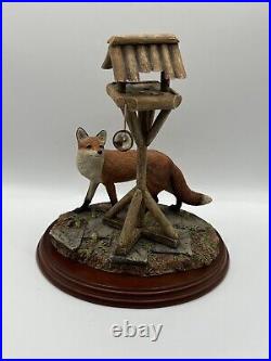 Border Fine Arts Fox Scene'The Scrounger' Country Characters No A0001 Ray Ayres