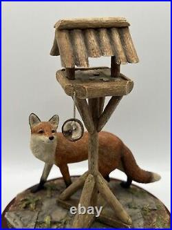 Border Fine Arts Fox Scene'The Scrounger' Country Characters No A0001 Ray Ayres