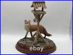 Border Fine Arts Fox Scene'The Scrounger' Country Characters No A0001 Ray Ayres