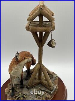 Border Fine Arts Fox Scene'The Scrounger' Country Characters No A0001 Ray Ayres