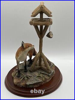 Border Fine Arts Fox Scene'The Scrounger' Country Characters No A0001 Ray Ayres