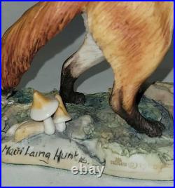 Border Fine Arts Fox Standing Style 1 by Mairi Laing Hunt 1988 Artist AS