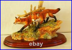 Border Fine Arts Foxes Duke and Duchess FT05 Limited Edition