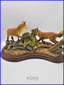 Border Fine Arts Foxes The Berry Pickers A1490