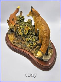 Border Fine Arts Foxes The Berry Pickers A1490