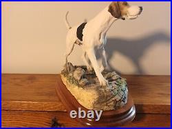 Border Fine Arts'Foxhound' Style Two Model No B0733 Limited Edition 51/950