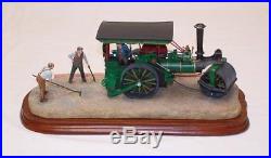 Border Fine Arts. Fred Dibnahs Betsy steam roller with signed certificate/box