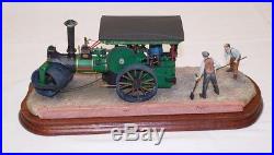 Border Fine Arts. Fred Dibnahs Betsy steam roller with signed certificate/box