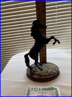 Border Fine Arts Fred Stone Ltd Ed. 415/3500 The Return Of The Black Stallion