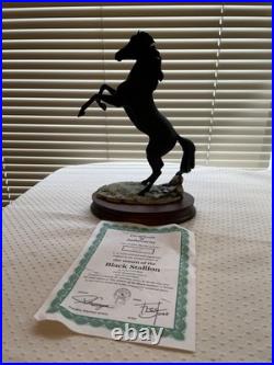 Border Fine Arts Fred Stone Ltd Ed. 415/3500 The Return Of The Black Stallion
