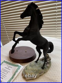 Border Fine Arts Fred Stone Ltd Ed. 415/3500 The Return Of The Black Stallion