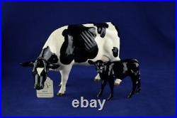 Border Fine Arts Friesian Cow & Aberdeen Angus Black Calf Perfect Border Fine Arts Friesian Cow & Aberdeen Angus Black Calf Perfect
