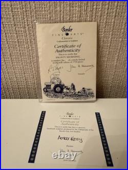 Border Fine Arts'Frosty Morning' Model by Ray Ayres (B0343) certificate and box