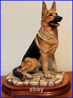 Border Fine Arts German Shepherd Seated-alsatian Dog-model Mt06-m. Turner