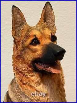 Border Fine Arts German Shepherd Seated-alsatian Dog-model Mt06-m. Turner