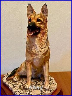 Border Fine Arts German Shepherd Seated-alsatian Dog-model Mt06-m. Turner