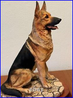 Border Fine Arts German Shepherd Seated-alsatian Dog-model Mt06-m. Turner