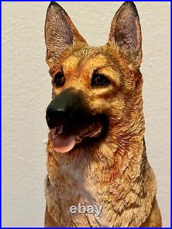 Border Fine Arts German Shepherd Seated-alsatian Dog-model Mt06-m. Turner