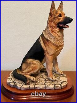 Border Fine Arts German Shepherd Seated-alsatian Dog-model Mt06-m. Turner