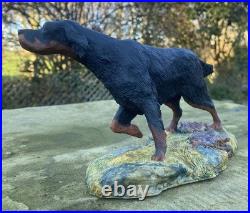 Border Fine Arts Gordon Setter on point by Ray Ayres no 13 of 500, dated 1978