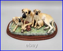 Border Fine Arts Great Dane & Pups B0653 Limited Edition 279 / 950 COA Border Fine Arts Great Dane & Pups B0653 Limited Edition 279 / 950 COA