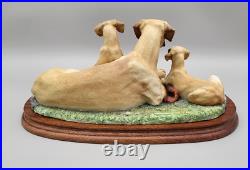 Border Fine Arts Great Dane & Pups B0653 Limited Edition 279 / 950 COA Border Fine Arts Great Dane & Pups B0653 Limited Edition 279 / 950 COA