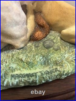 Border Fine Arts Great Dane & Pups Margaret Turner-With Certificate & Plinth