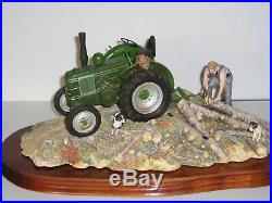 Border Fine Arts HAULING OUT BOXED  Field Marshall Tractor