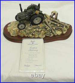 Border Fine Arts HAULING OUT JH98 Certificate Ray Ayres Tractor 249/1500 Ltd