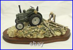 Border Fine Arts HAULING OUT JH98 Certificate Ray Ayres Tractor 249/1500 Ltd