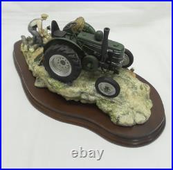 Border Fine Arts HAULING OUT JH98 Certificate Ray Ayres Tractor 249/1500 Ltd