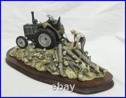 Border Fine Arts HAULING OUT JH98 Certificate Ray Ayres Tractor 249/1500 Ltd