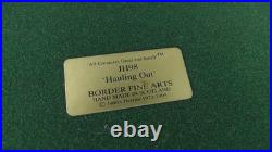Border Fine Arts HAULING OUT JH98 Certificate Ray Ayres Tractor 249/1500 Ltd