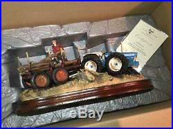 Border Fine Arts, Hard Work By Hand, County Tractor, New, Box, Certificate