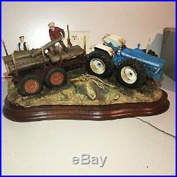 Border Fine Arts, Hard Work By Hand, County Tractor, New, Box, Certificate