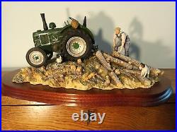 Border Fine Arts'Hauling Out' Field Marshall Tractor Limited Edition 922/1500